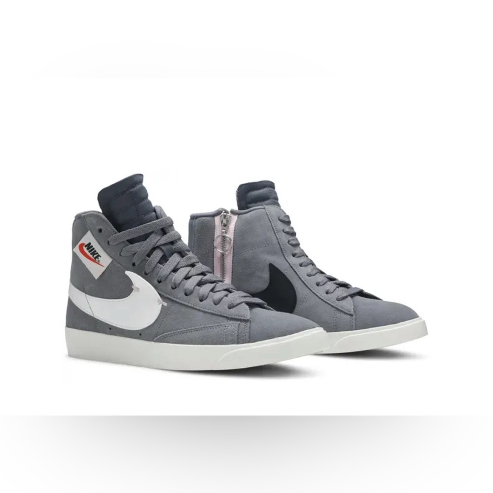 Nike Blazer Mid Rebel Women's Shoes Cool Grey - Picture 2 of 7